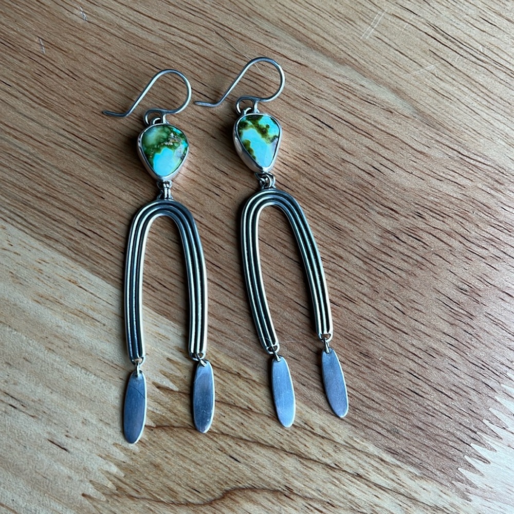 Vancrafted Studio Rainbow Remix Turquoise Earrings
